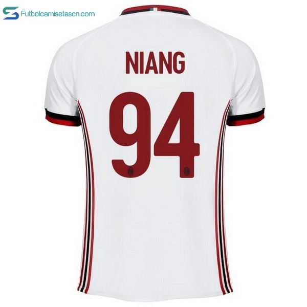 Camiseta Milan 2ª Niang 2017/18